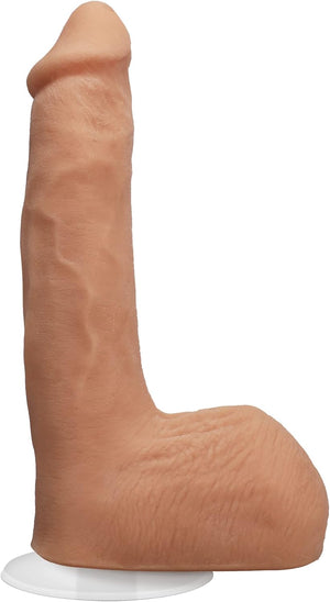 Signature Series - Seth Gamble - 8 Inch Realistic ULTRASKYN Dildo with Removable Vac-U-Lock Suction Cup - F-Machine & Harness Compatible - for Adults Only, Vanilla