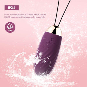 Bullet Vibrator with Remote Control for G Spot Stimulation, Elmer Wireless Vibrating Eggs, Wearable Love Balls with 26 Vibration Patterns, Silicone Clitoral Massager Sex Toys for Women