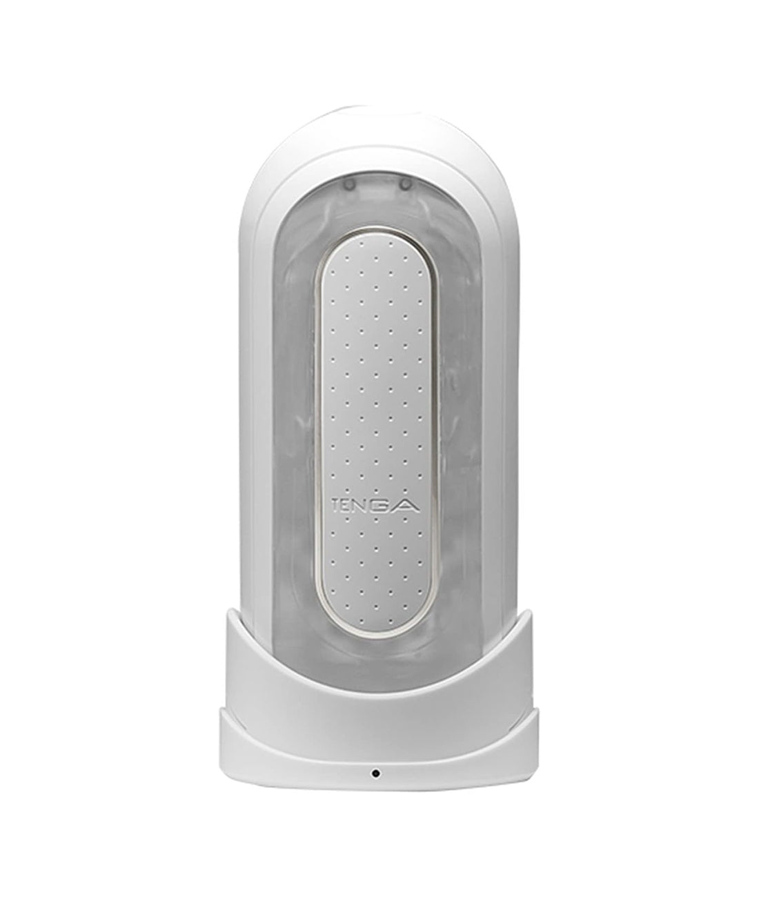 Flip 0 Electronic Massage Cup for Men Masturbation, Reusable Stimulating Pleasure Device, Male Toy Masturbator, White