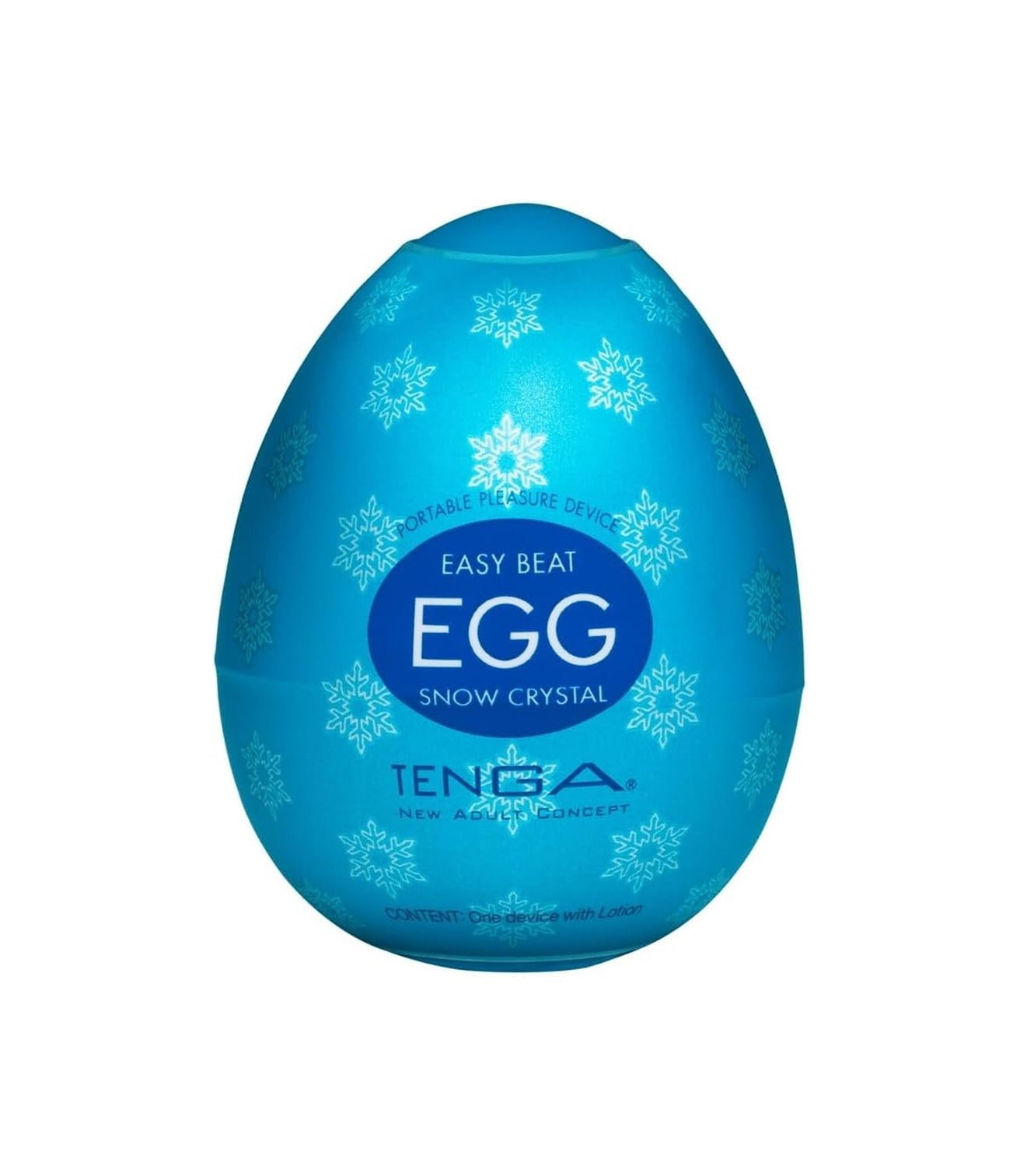 Easy Beat Egg Cool Edition Men Masturbation Portable Pleasure Device, EGG-C01, Translucent