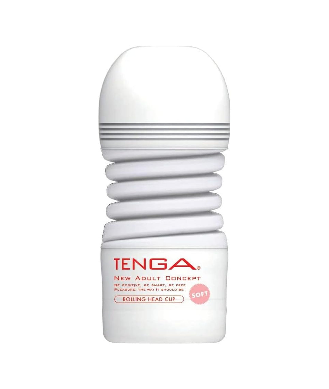 TOC-203S Gentle Rolling Head Pre-Lubricated Male Masturbator Vacuum Cup with Powerful Suction White