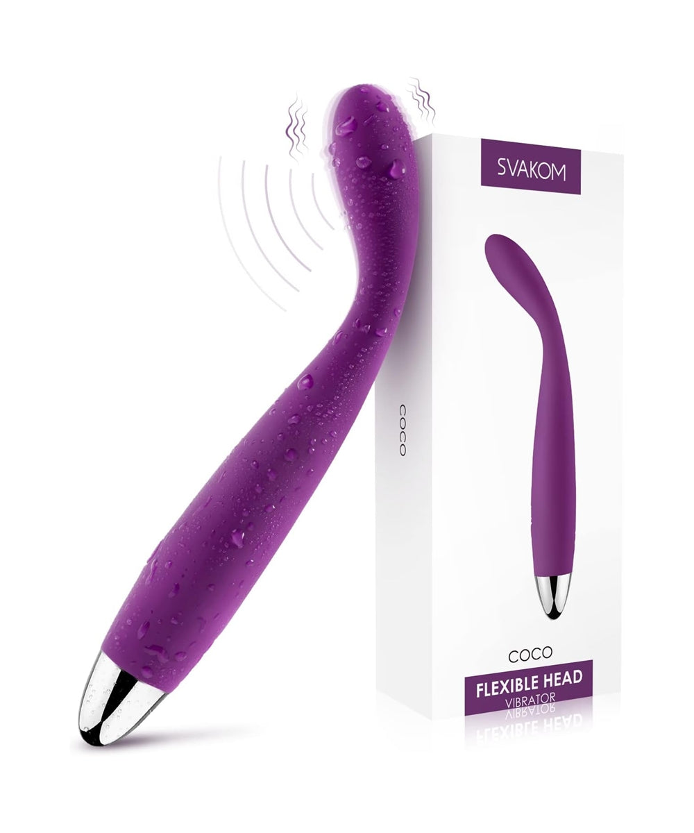 COCO G Spot Vibrator - 8 Seconds to Climax Finger Shaped Waterproof Vibes for Women - 5*5 Vibrations Clit Nipple Personal Massagers - Adult Female Sex Toys