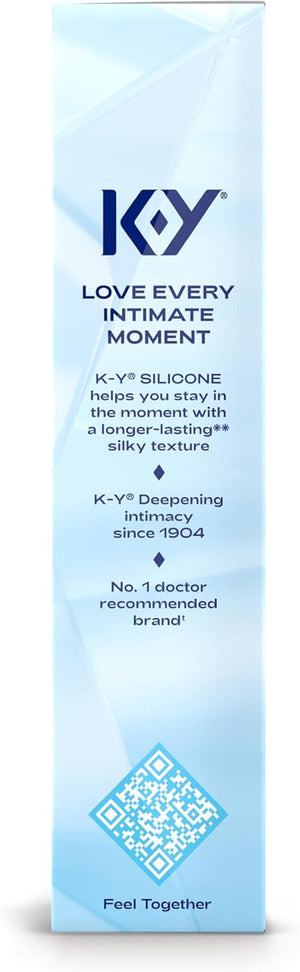 Silicone Lube, Premium Personal Lubricant, Silicone-Based Formula, Safe to Use with Condoms, for Men, Women and Couples, 4.5 Fl Oz