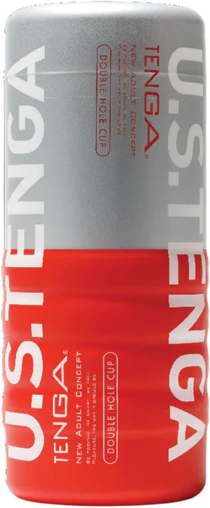 TOC-004US Ultra-Size Pre-Lubricated Double-Hole Male Masturbator Cup with Powerful Suction