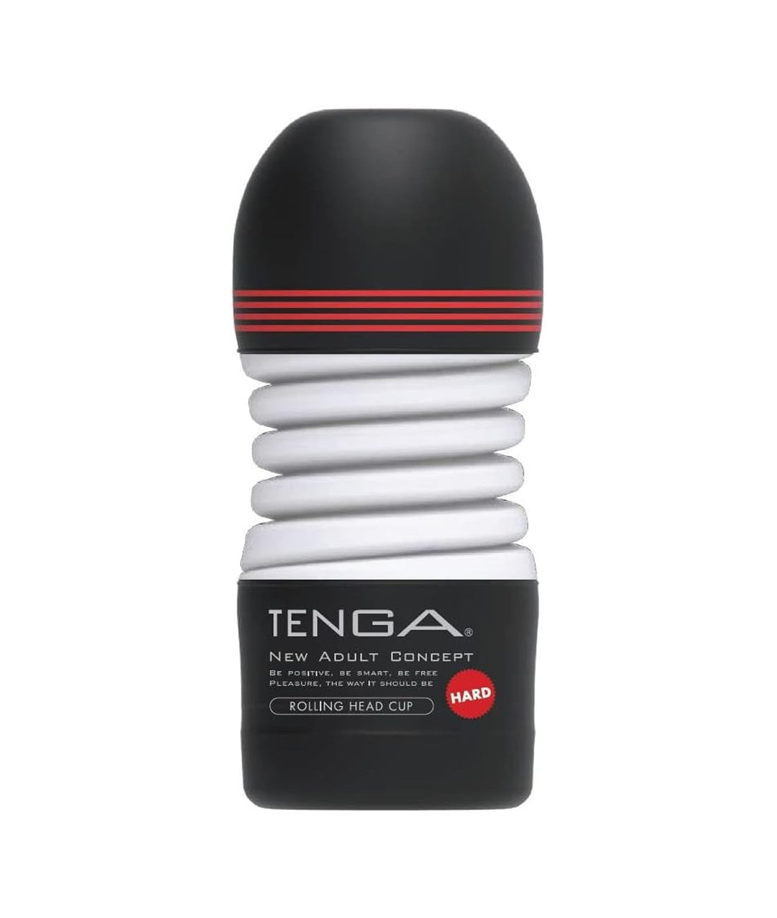 TOC-203H Strong Rolling Head Pre-Lubricated Male Masturbator Vacuum Cup with Powerful Suction Black