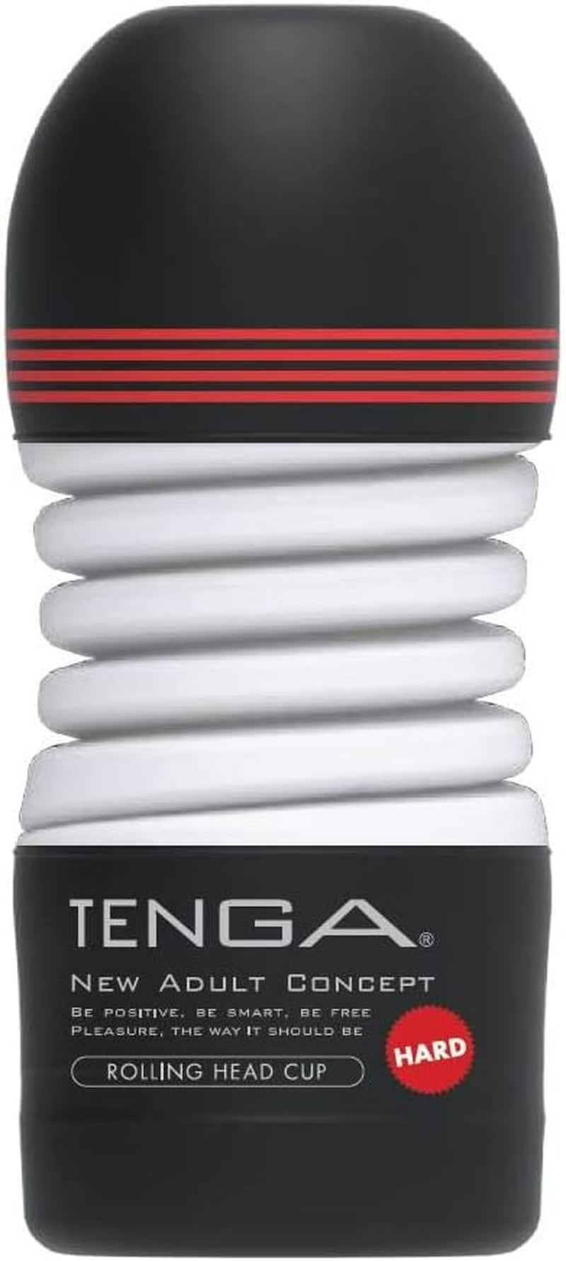 TOC-203H Strong Rolling Head Pre-Lubricated Male Masturbator Vacuum Cup with Powerful Suction Black