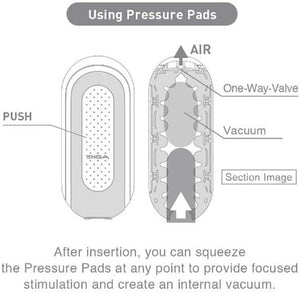 Flip 0 Electronic Massage Cup for Men Masturbation, Reusable Stimulating Pleasure Device, Male Toy Masturbator, White