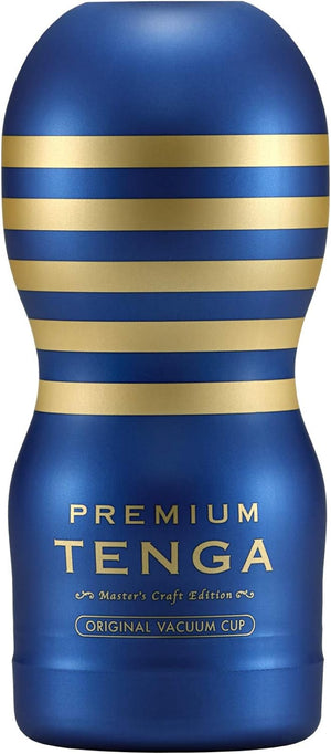 TOC-201PT Premium Pre-Lubricated Male Masturbator Vacuum Cup with Powerful Suction Blue