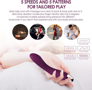 G Spot Vibe Dildo Vibrator with 25 Playful Vibration Pattern, Clitoral Stimulator for Women Couple Adult Sex Toys & Foreplay