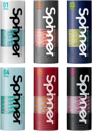 Spinner 02 Hexa, Spiral Motion, Reusable, Waterproof Male Masturbator