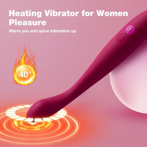 Heated G-Spot Vibrator Sex Toy - 2024 Updated APP Remote Control Heating Finger Vibrators with 5 * 5 Vibrations - Clitoral Vibe Personal Wand Massagers Adult Sex Toys for Women Climax Pleasure