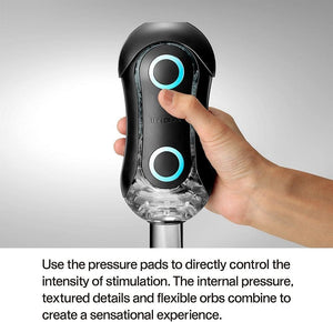 FLIP ORB Strong Blue Rush Reusable Male Masturbator, Fully Waterproof