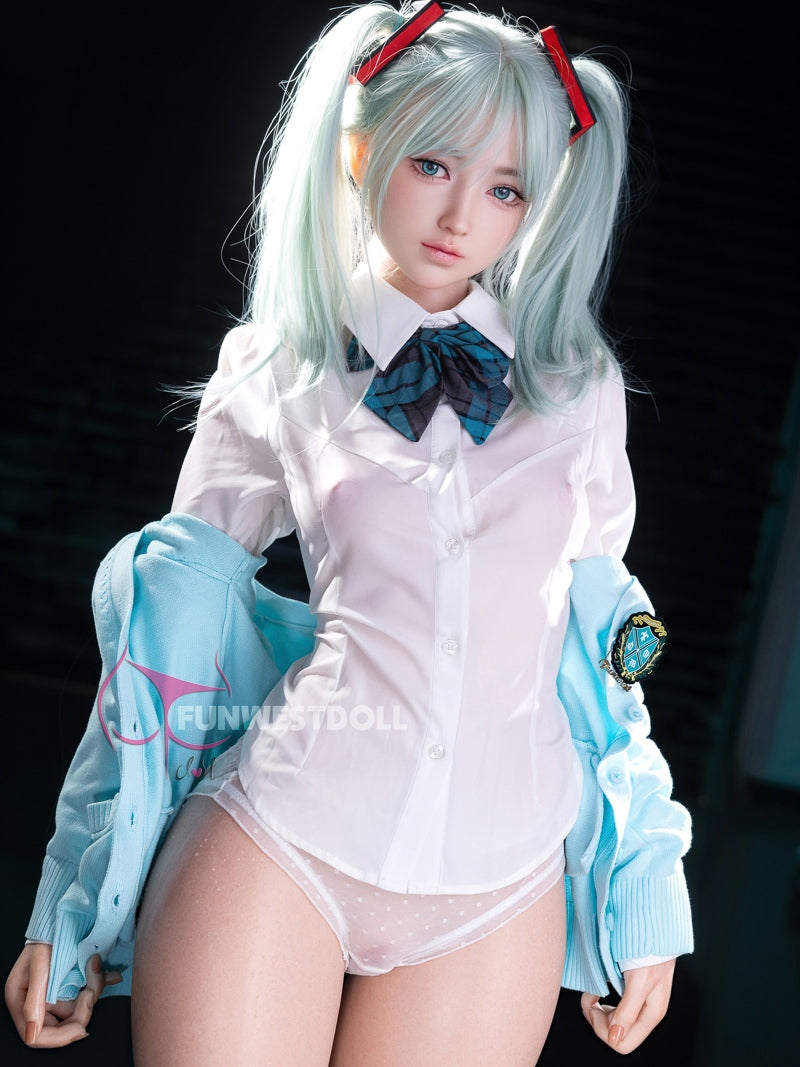 159cm(5.2ft)-37kg A Cup White Amy Realistic Silicone Sex Doll|Fun West Doll