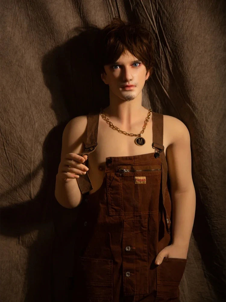 175cm-58kg Gavin Melancholic uncle Femboy Male Sex Doll-qita doll