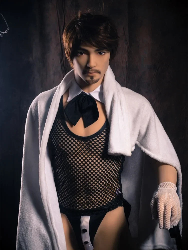 175cm/5ft9-58kg Gino Sexy Rabbit Man TPE Male Sex Doll-qita doll