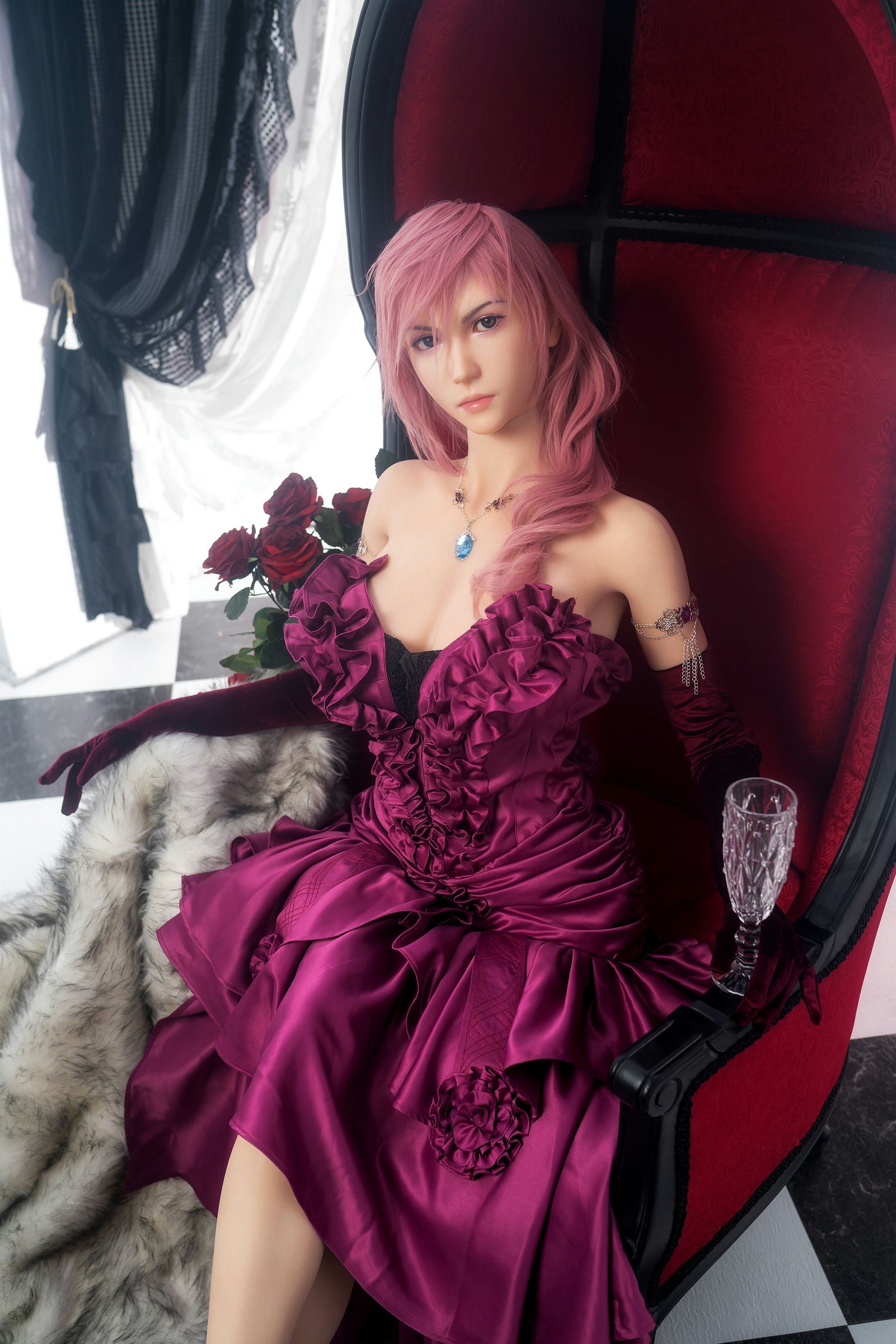 Lightning 171CM G-Cup Game Character Premium Realistic Silicone Doll