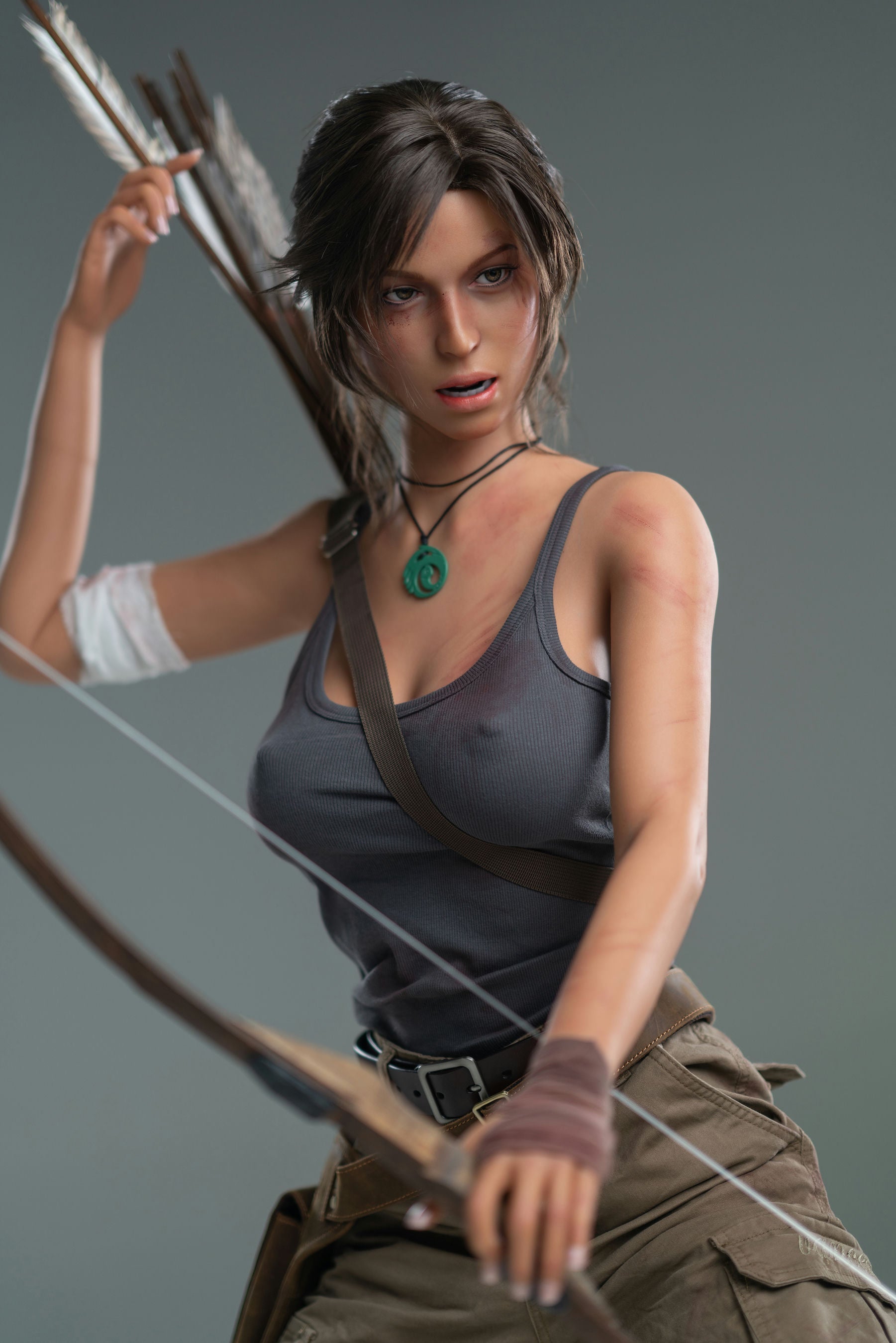 Lara Croft 166CM E-Cup Character Premium Realistic Silicone Doll