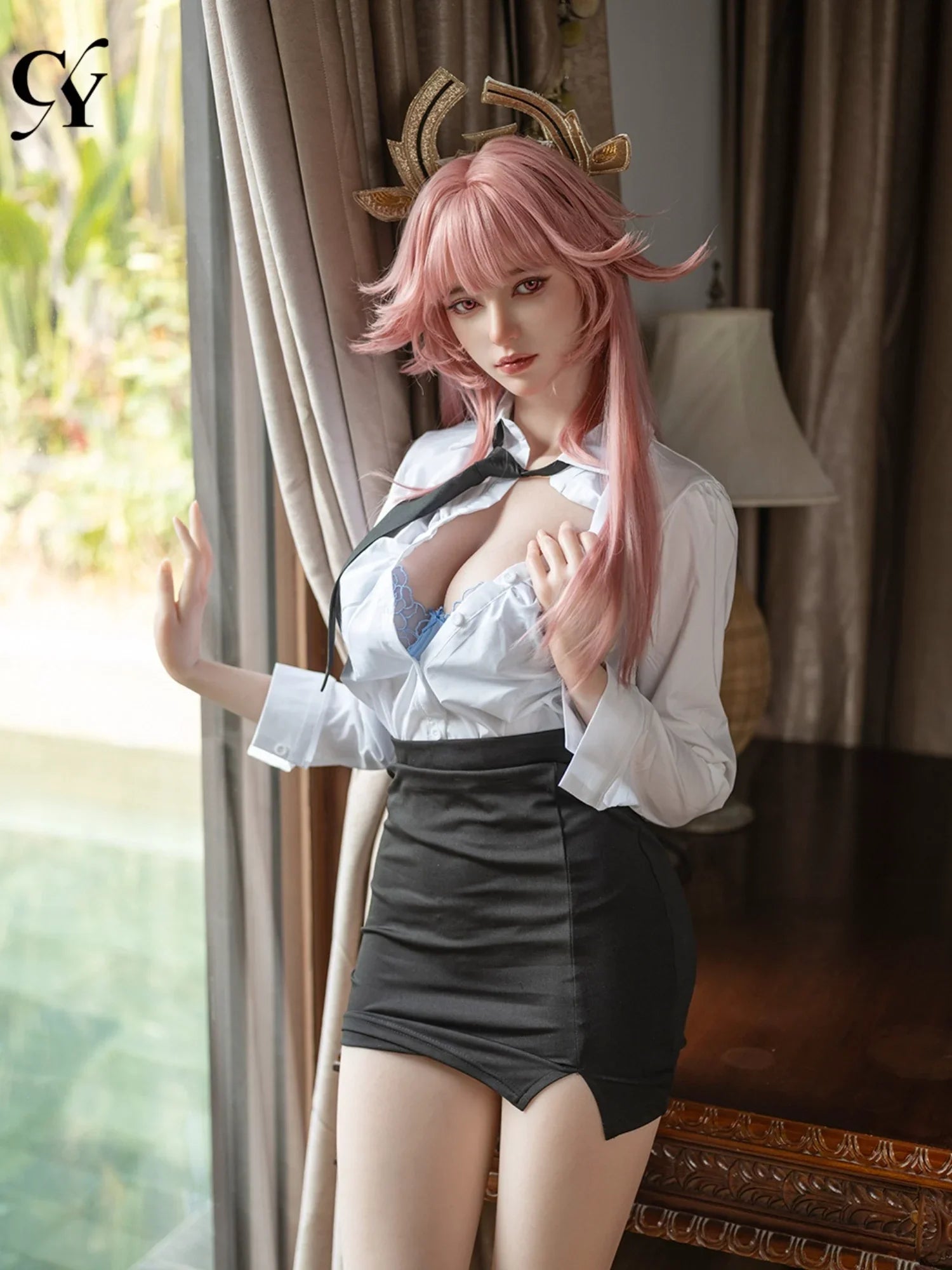 168cm/5ft5-35kg F Cup Asian Silicone Realistic Sex Doll | TOP-CYDOLL