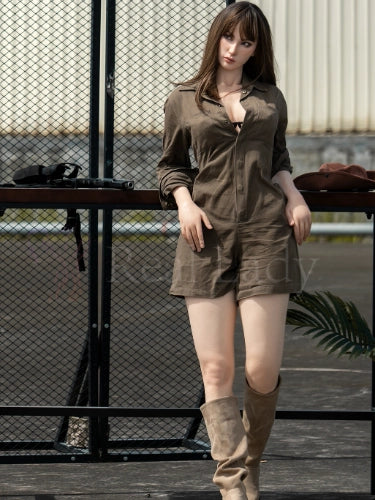 170cm(5.6ft) 43kg D Cup Catlin Life-Size Silicone Sex Doll|Real Lady