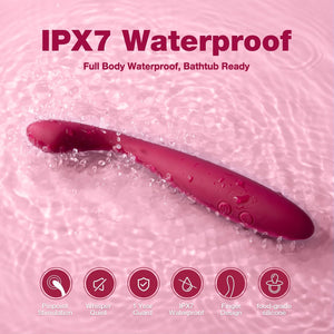 Heated G-Spot Vibrator Sex Toy - 2024 Updated APP Remote Control Heating Finger Vibrators with 5 * 5 Vibrations - Clitoral Vibe Personal Wand Massagers Adult Sex Toys for Women Climax Pleasure