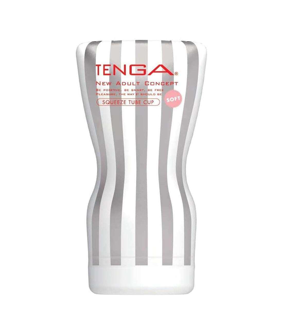 TOC-202S Gentle Soft Case Squeezable Pre-Lubricated Male Masturbator Vacuum Cup with Powerful Suction White