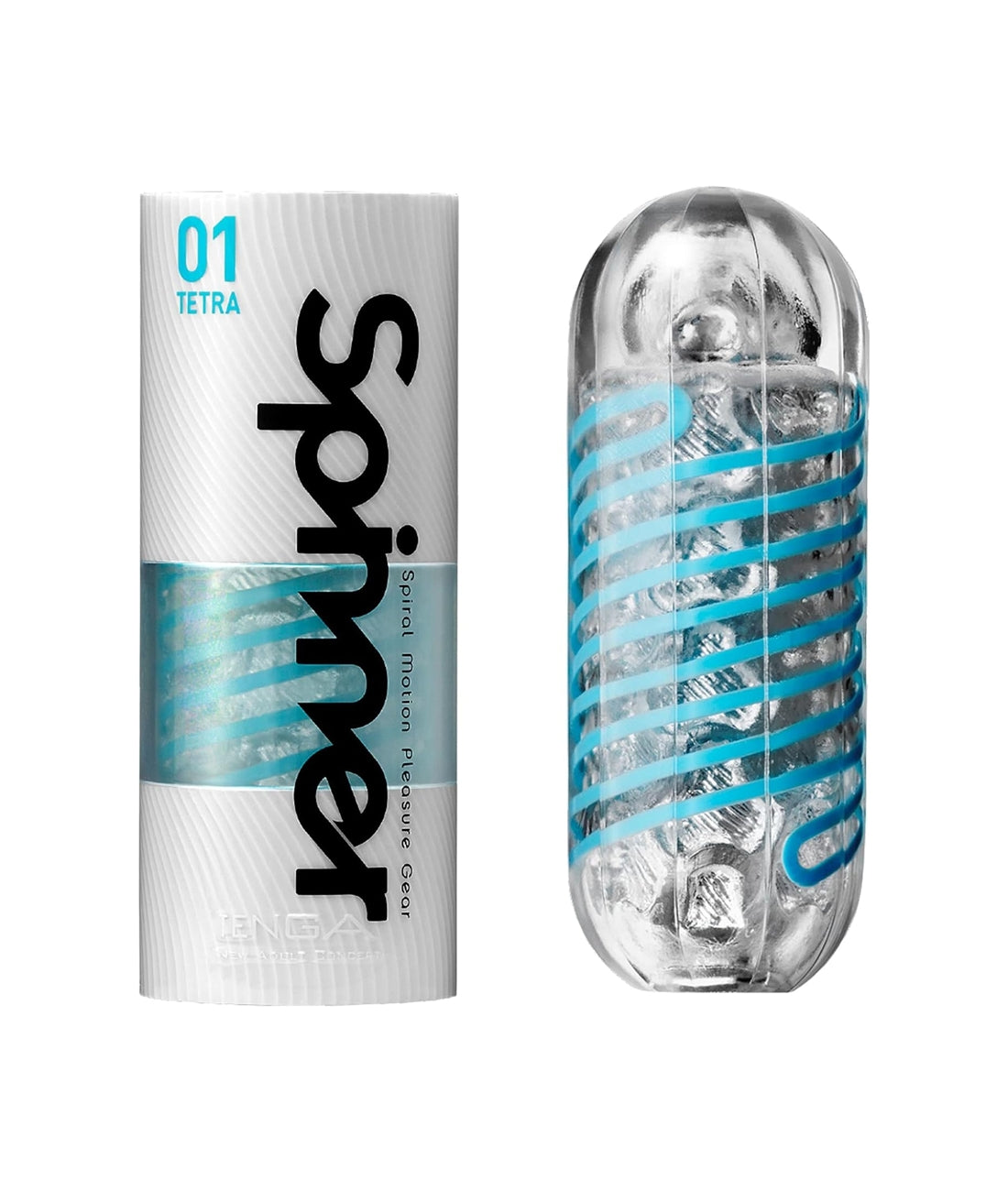 Spinner Cup Men Masturbator, Reusable Spiral Motion, SPN-00 Tetra