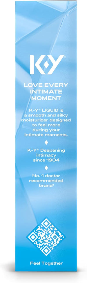 Liquid Lube, Personal Lubricant, NEW Water-Based Formula, Safe for Anal Use, Safe to Use with Latex Condoms, for Men, Women and Couples, Body Friendly 4.5 FL OZ