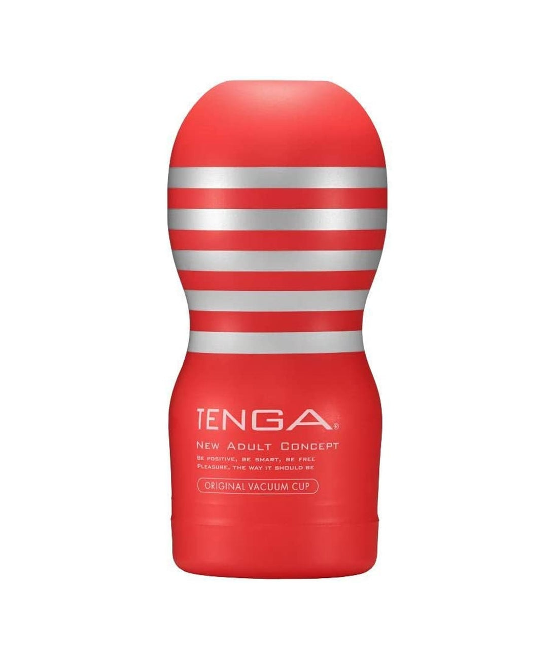 Original Vacuum Cup Male Masturbator Sex Toy, Prelubricated, Smooth Entry Pad, 5.8 Inch Depth, Air Hole Control, Easy to Use Disposable, Red