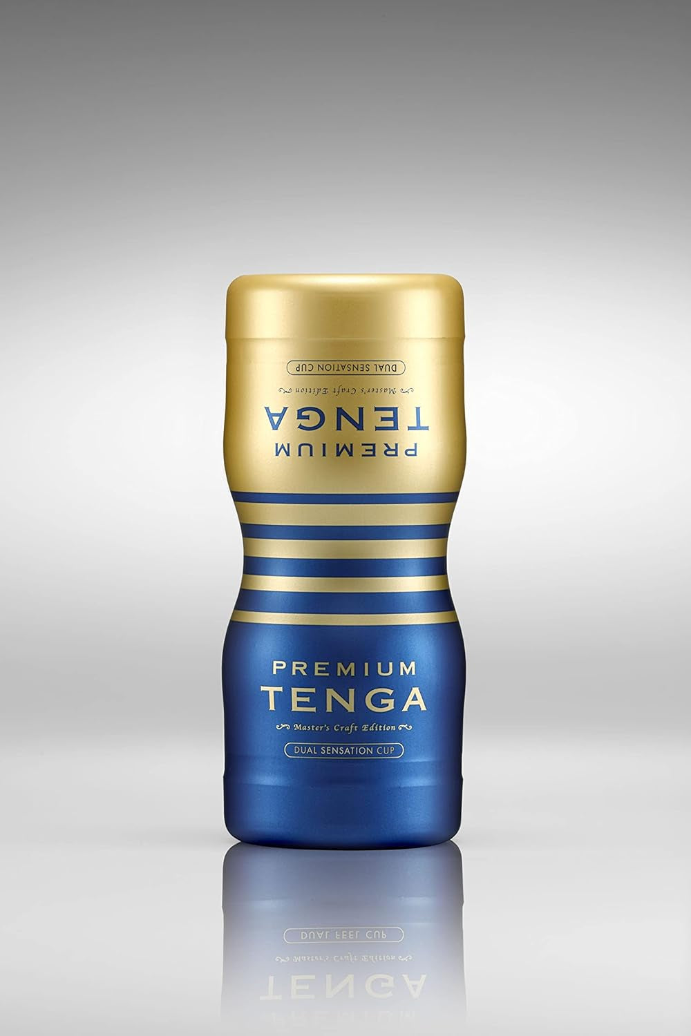 Premium Disposable, One Time Use, Prelubricated, Male Masturbator Dual Sensation Cup, Blue