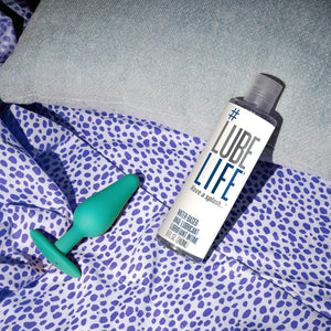 Lubelife Water-Based Anal Lube for Men, Women & Couples – Personal Lubricant Safe for Ingestion, Toy & Condom Compatible, Water Based Lubricant Gel for Privacy & Intimacy (8 Fl Oz)