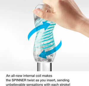 Spinner 02 Hexa, Spiral Motion, Reusable, Waterproof Male Masturbator