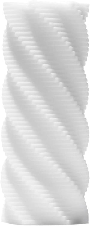 3D Sleeve Spiral for Male Masturbation TNH001, White, (Pack of ), 1 Count