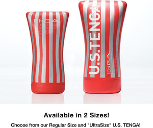TOC-002US Ultra-Size Pre-Lubricated Soft Tube Male Masturbator Cup with Powerful Suction