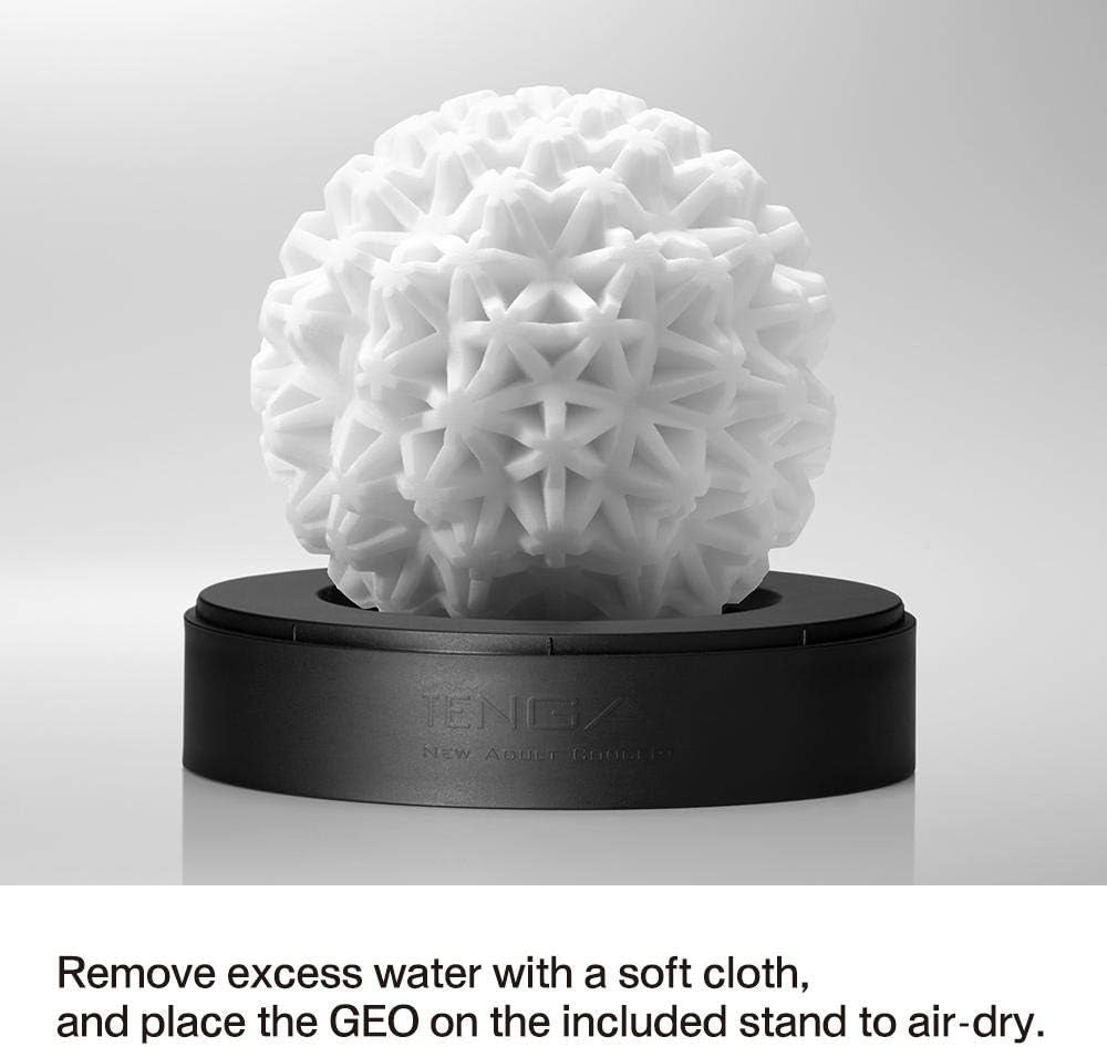 GEO-001 Aqua Geometric Sculpted Reusable Male Masturbator