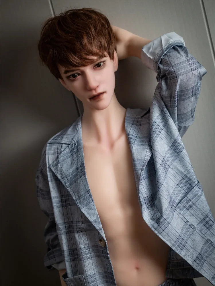 165cm-37kg Freddy K-Pop Style Man Femboy Toy Masturbator Realistic Life-Size Androgynous Sex Doll | Qita Doll