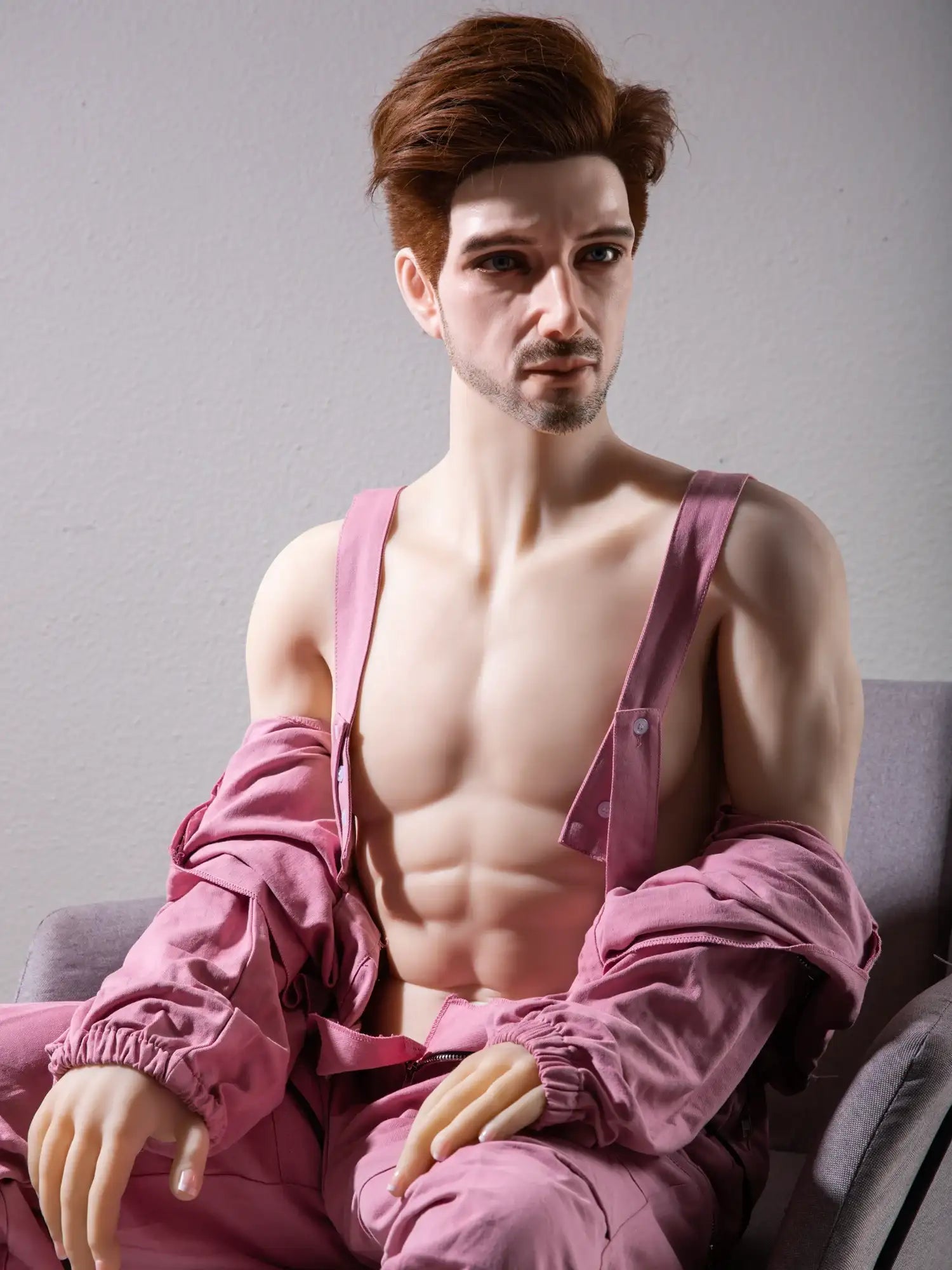 175cm/5ft9-58kg Femboy Full Size Silicone Head Sex With Male Sex Doll | Qita doll