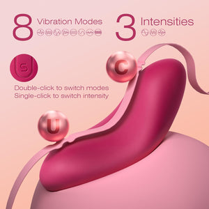 Clitoral Vibrator G-Spot Sex Toys -  APP Remote Adult Toy Heating Vibrators Wearable Panty Mini Tongue Vibe Powerful Vibration Nipple Stimulator Personal Wand Massagers for Women Couples Female