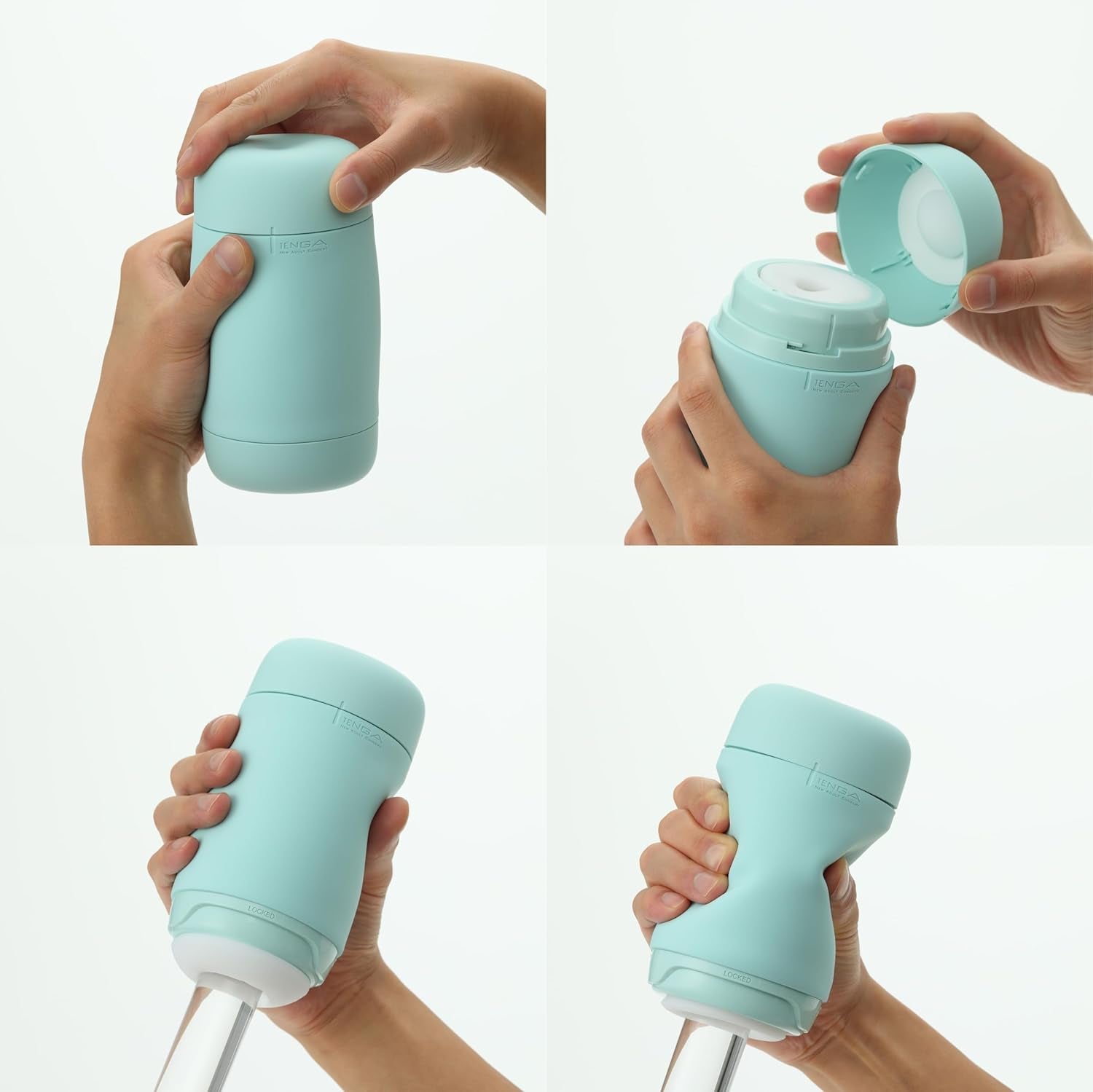 Puffy Latte Brown Reusable Male Masturbator Pillowy Soft Pleasure Device