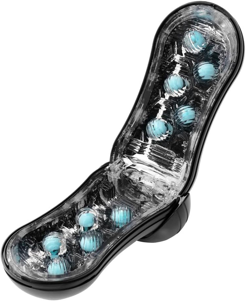 FLIP ORB Strong Blue Rush Reusable Male Masturbator, Fully Waterproof