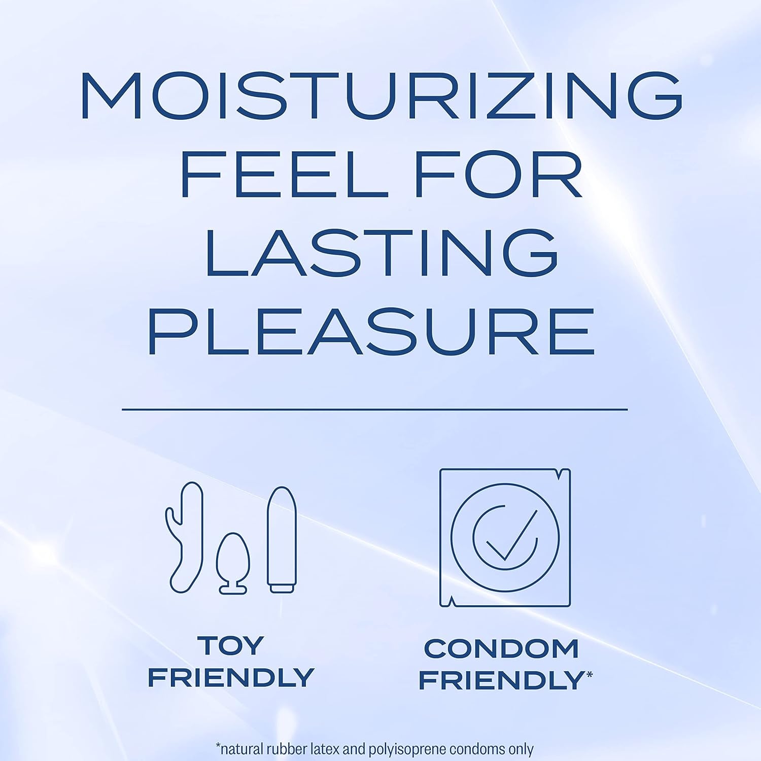 Water Based Lube Natural Feeling 3.38 Fl Oz Personal Lubricant for Adult Couples, Men, Women, Vaginal Moisturizer, Ph Balanced, Hormone & Paraben Free, Latex Condom Compatible