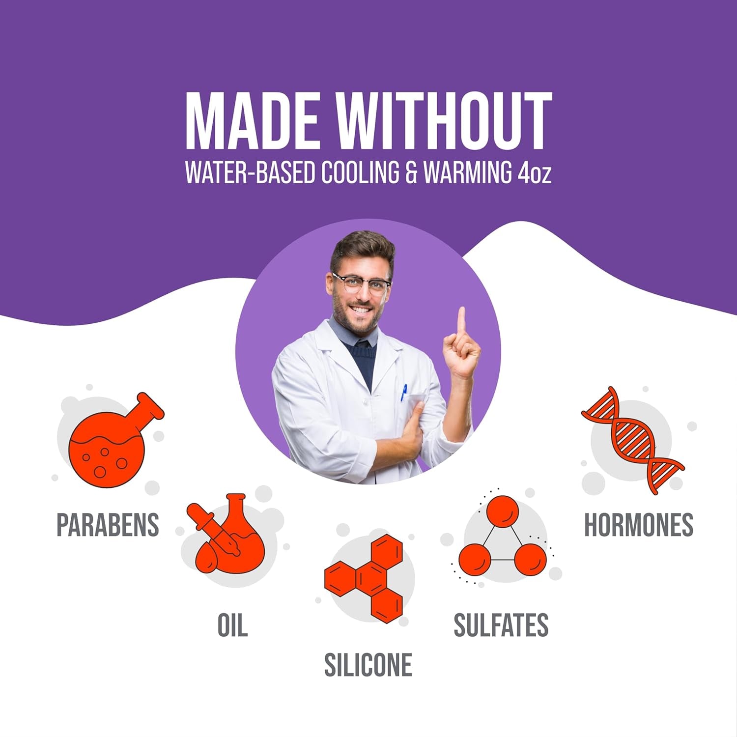 Lubelife Sensations Pleasure Kit Water Based Cooling & Warming Personal Lubricant, for a Tingling and Invigorating Intimate Experience, Lube for Men, Women & Couples, 4Fl Oz (Pack of 2)