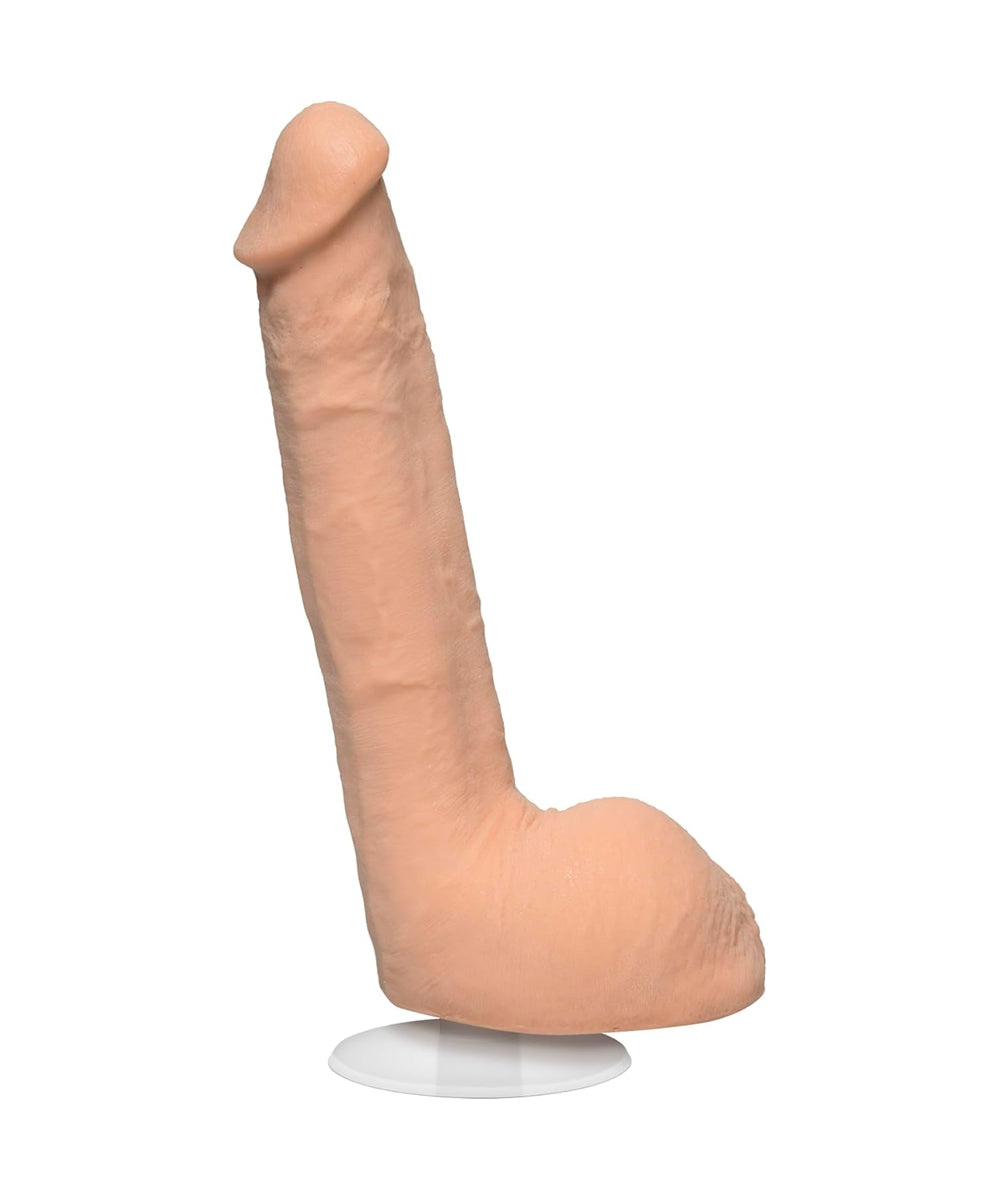 Signature Series - Small Hands - 9 Inch Realistic ULTRASKYN Dildo with Removable Vac-U-Lock Suction Cup - F-Machine & Harness Compatible - for Adults Only, Vanilla