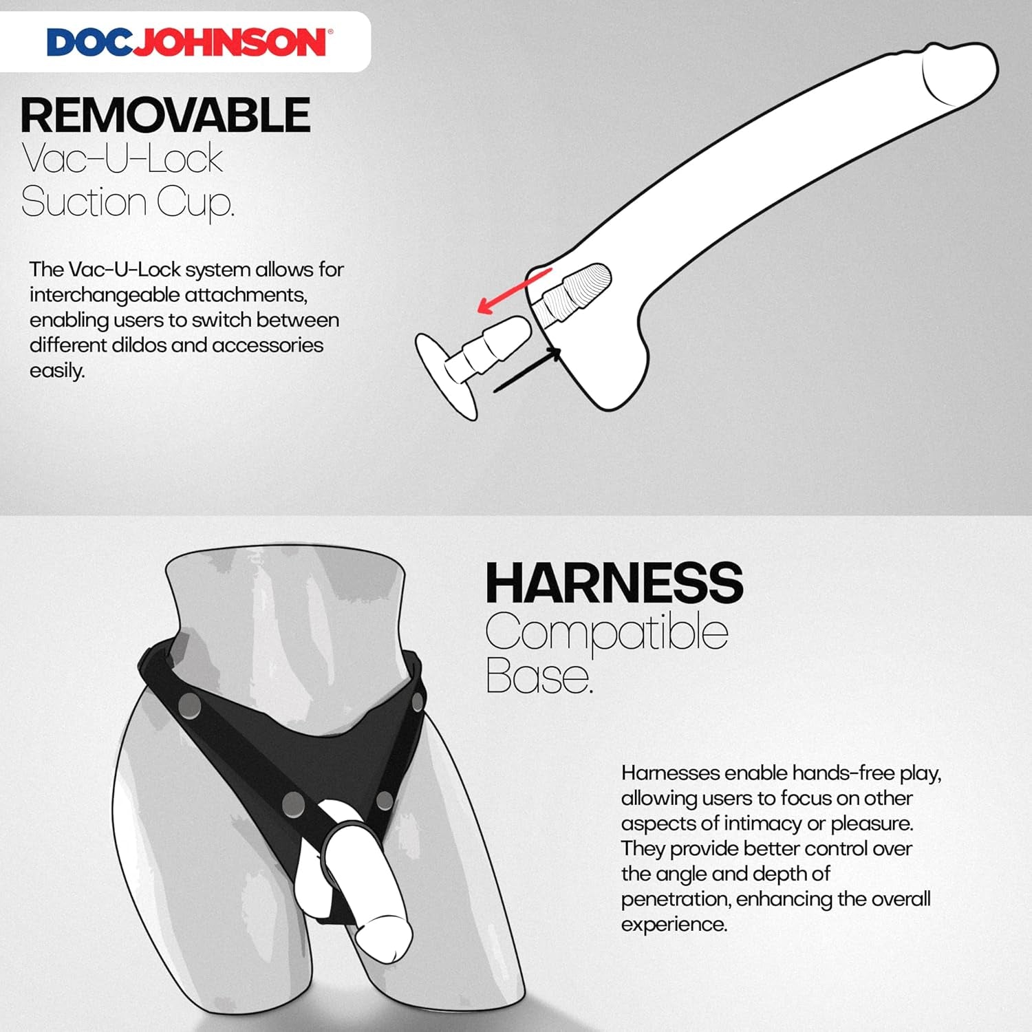 Signature Series - Damion Dayski - 12 Inch ULTRASKYN Dildo with Removable Vac-U-Lock Suction Cup - F-Machine & Harness Compatible - for Adults Only, Chocolate