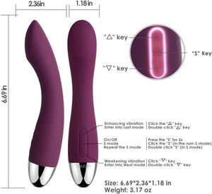 G Spot Vibe Dildo Vibrator with 25 Playful Vibration Pattern, Clitoral Stimulator for Women Couple Adult Sex Toys & Foreplay
