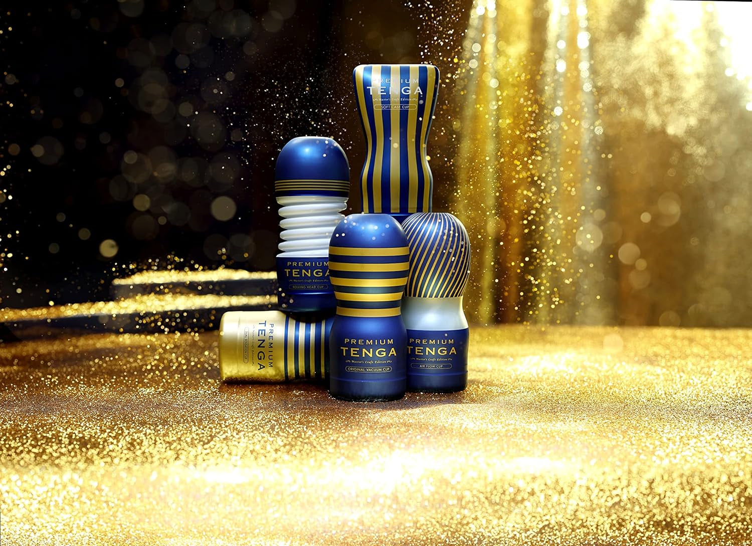 TOC-201PT Premium Pre-Lubricated Male Masturbator Vacuum Cup with Powerful Suction Blue