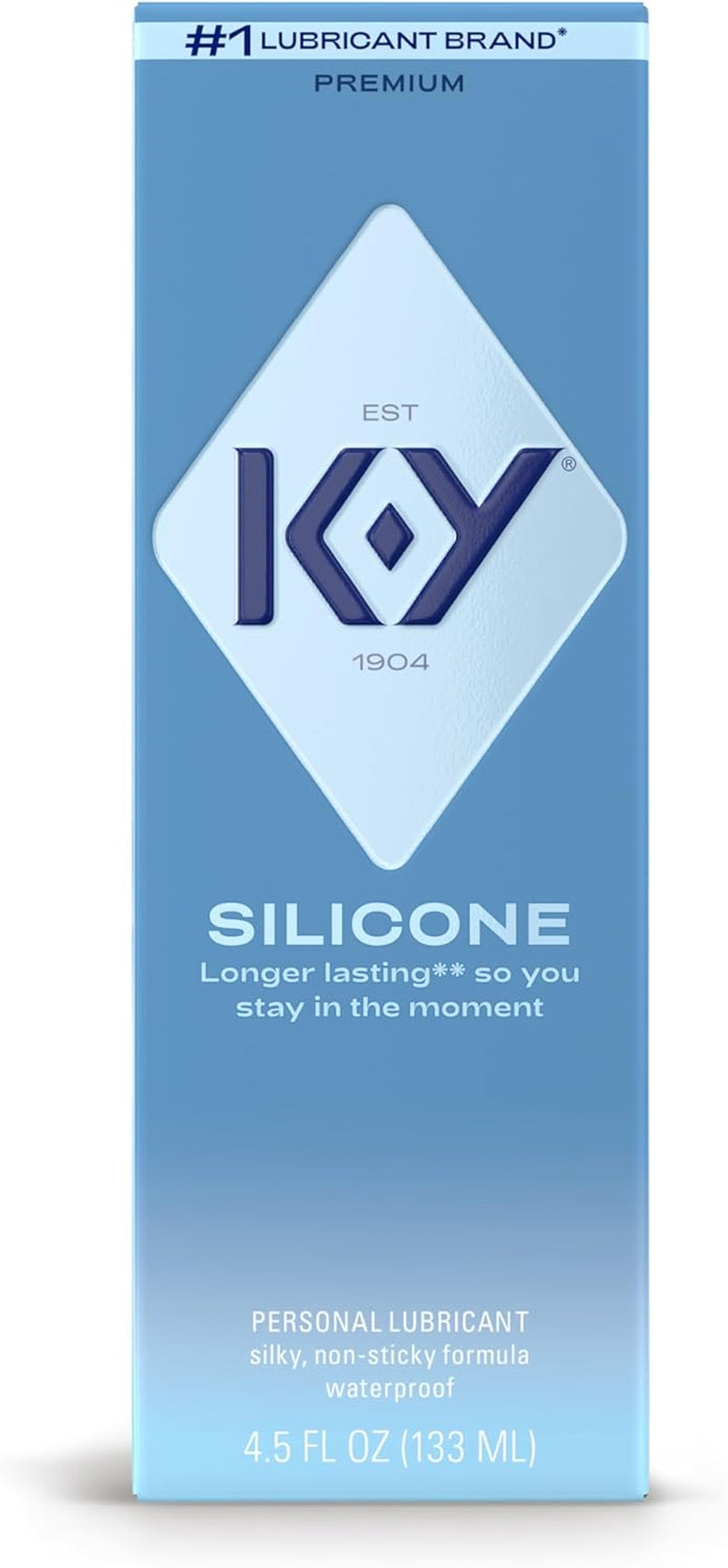 Silicone Lube, Premium Personal Lubricant, Silicone-Based Formula, Safe to Use with Condoms, for Men, Women and Couples, 4.5 Fl Oz