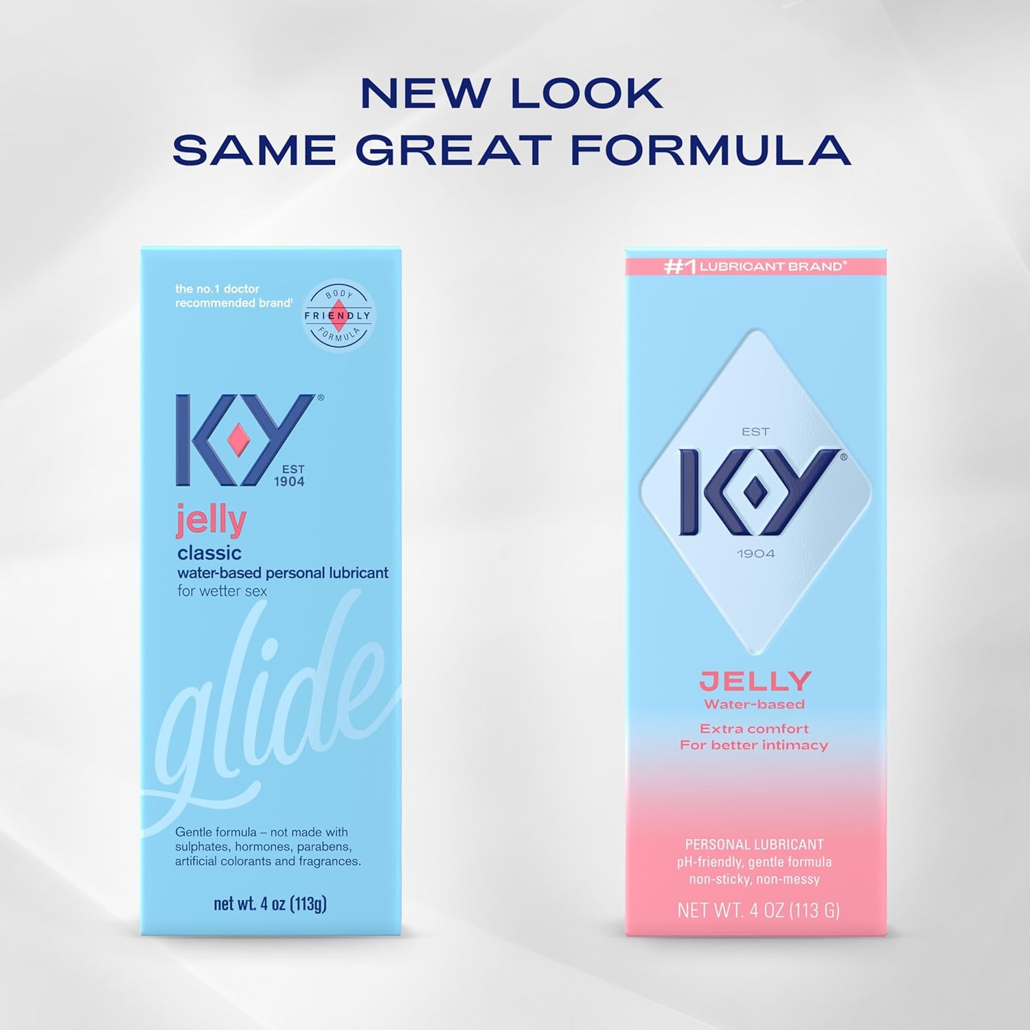 Jelly Personal Lubricant, Body-Friendly Water-Based Formula, Safe for Anal Sex, Safe to Use with Latex Condoms. Glide into a Wetter, Better Experience Every Day. for Men, Women, Couples, 4 FL OZ