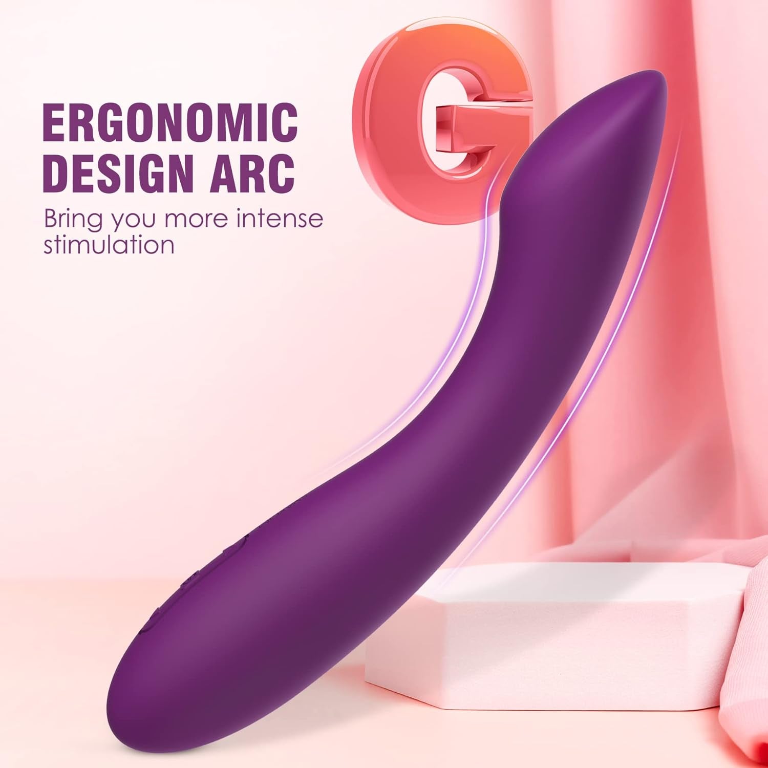 Gspot Vibrator Dildo Sex Toys -  Female Vibrating Dildos Clitoral Stimulator Personal Massager Adult Toy with 5 * 5 Vibration, Couples Sex Toy for Intimate Pleasure