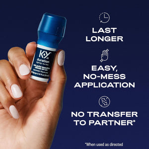 Duration Spray for Men,  Male Genital Desensitizer Numbing Spray to Last Longer, 0.16 Fl Oz, 36 Sprays, Made with Lidocaine to Help Men Last Longer in Bed