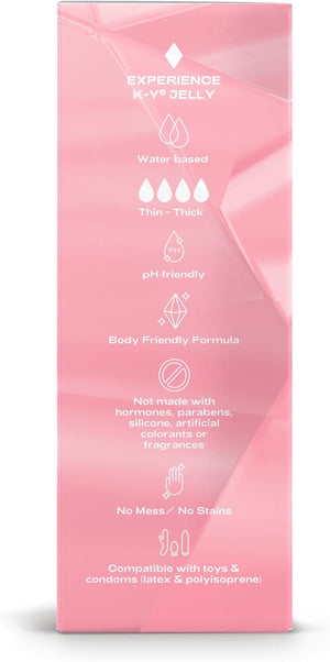 Jelly Personal Lubricant, Body-Friendly Water-Based Formula, Safe for Anal Sex, Safe to Use with Latex Condoms. Glide into a Wetter, Better Experience Every Day. for Men, Women, Couples, 4 FL OZ